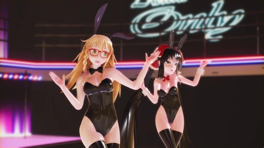 【MMDクッキー☆】バニーUDK姉貴＆FMRIM 『GLIDE』【カメラ配布あり】