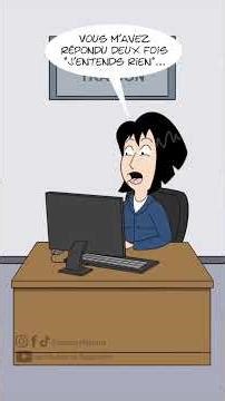 Dialogue de sourds à la mairie de Traicon 🤣#animation #humour #bandedessinée