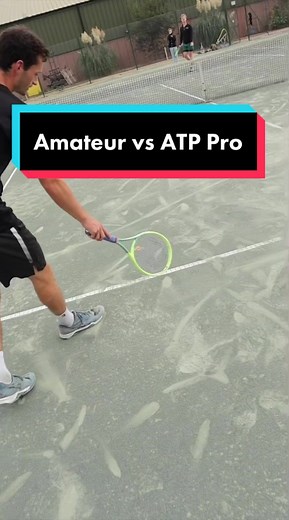 ATP Pro vs Club Player Mini Tiebreak Tennis Match