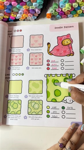 Lime pattern #art #patterns #coloring #shorts