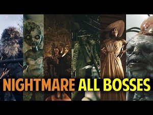 RE8: All Boss Fights on Village of Shadows Mode | Resident Evil 8 Village (Nightmare Difficulty)