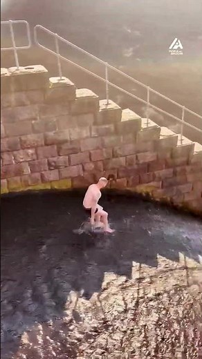 It takes an icy resolve to pull off this ice water challenge!