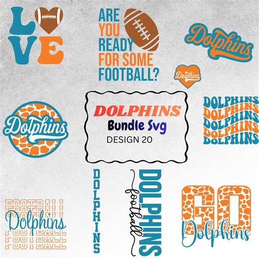 Dolphin Love SVG Collection | Layered Ocean Dolphin Clipart Bundle for Cricut & Silhouette - Etsy