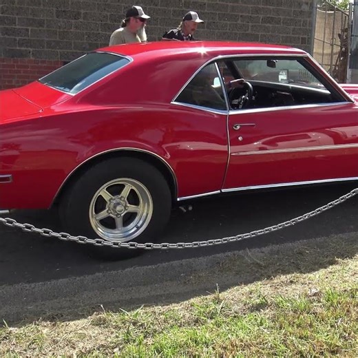 Red Chevrolet Camaro SS Start Up Sound #chevrolet #camero #classiccar #musclecar #american #auto
