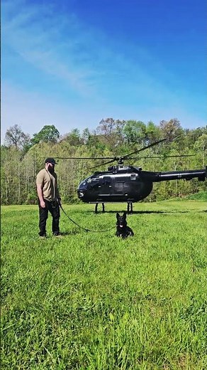 Elite Protection Dog Holds Down Command While Helicopter Runs | Priority 1 Canine