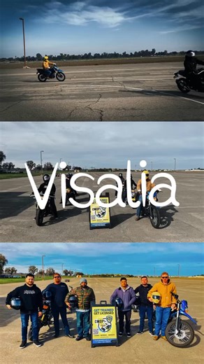 Congratulations Visalia Riders! You have passed the CMSP Motorcyclist Training Course New safe skills and techniques learned, practiced and perfected! Plan on… LICENSE WAIVER (Skip the DMV Riding Test)! Possible Insurance Discounts and Cycle Gear Discount. Instructor Stephanie reports a fantastic weekend of riding and huge improvements seen in all of your riding techniques. Thank You for taking the class. www.valleymotorcycletraining.com 559-299-6347 www.motorcyclesafetyca.com #motorcyclesafety 