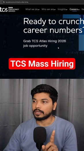 TCS MASS HRING 2026 🔥
