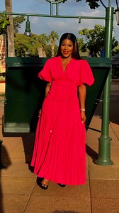 Grace in every step. ✨ This modest long pink dress is perfect for church, weddings, and every occasion where elegance meets reverence. Now also available in classic black ..because timeless beauty deserves options. 💕 | Brand Marina