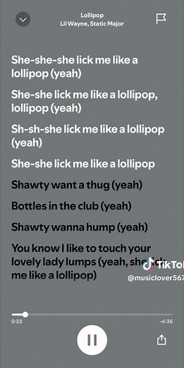Part 768 | Lollipop - Lil Wayne, Static Major #lyricsvideo #lyrics #musician #lyrics_songs #song #songs #songrecommendationsneeded #lyricsvideo #songrecommendations #fyp #audio #musicfyp #fyppppppppppppppppppppppp #lyricssong #spotify #spotifymusic #america #american #americanartist #randbmusic #viraltiktokvideo #virallyrics #spotifylyrics #spotifylyricssongs #spedup #spedupsounds #spedupaudios #spedupsongs #spedupsongs #spedupsongss #viralsounds #viraltiktokvideo #viraltiktoksounds #audiojustfo