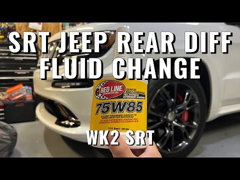 Jeep Grand Cherokee SRT WK2 Rear Differential Fluid Change