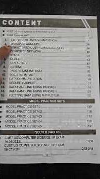 CUET UG 2025 Computer Science & Informatics Practices Guide | PYQs + Mocks + Study Notes