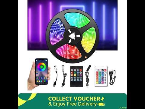 LED Light | Strip TV Backlight | USB RGB 5050 Color Changing | Strip Music Synchronized | Remote App