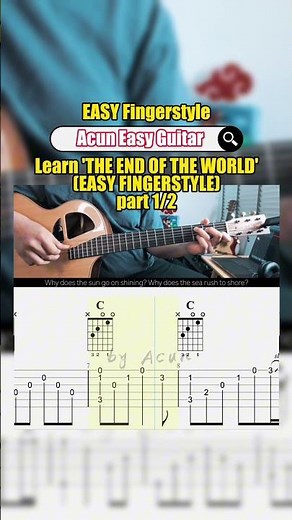 Learn Basic Guitar Fingerstyle 4 Oct 2025 by Acun Easy Guitar