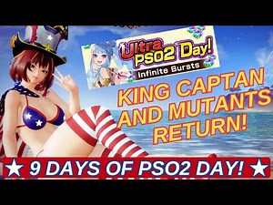 [PSO2 NGS] 9 Days of PSO2 Day! - King Captan and Mutants Return - NGS Update 6-24-2024