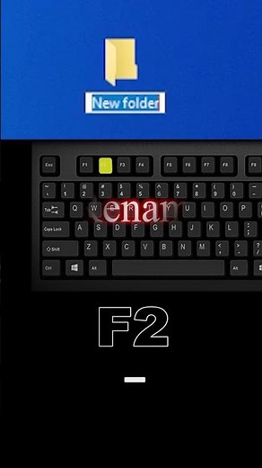 F2 Shortcut | Rename Files Faster in Windows💡