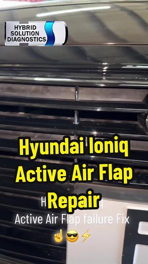 Hyundai Ioniq active air flap system repair #hyundai #hyundaiioniq #activeairflap #repair #diagnostic #automotive