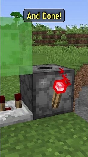 Easy TNT Launcher in MInecraft! #minecraft #redstone