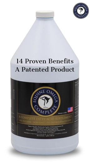 No sugar, no starch. 14 proven benefits. Use Promo code COMPLETE for $10 off. | Equine Omega Complete