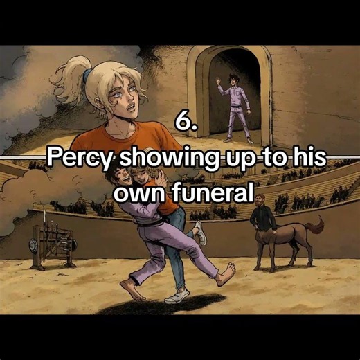 whats in your top 10 pjo moments? #percyjackson #booktok #pjo | credit: @percyswaterbill