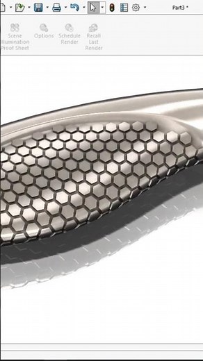 Hand Grip in Solidworks. Watch the full tutorial on my YouTube channel. #solidworks #design