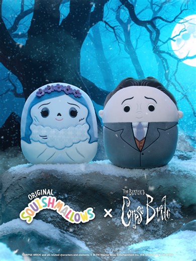 The Land of the Dead welcomes you ⚰️ Squishmallows x Corpse Bride available now: https://shop.jazwares.com/collections/warner-bros | Squishmallows