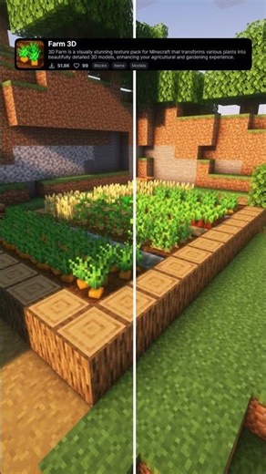 Best minecraft 3D resource packs PT.431 #minecraft #texturepacks #shorts #texturepack #resourcepack