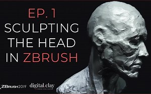 The Art of Sculpture EP.1 - Digital Clay - Sculpting the head in Zbrush