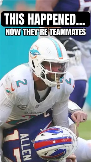 Bradley Chubb sacked Josh Allen and got flagged, now they’re teammates #bills #dolphins #nfl #shorts