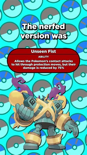 Unseen Fist Got Nerfed #pokemon #pokemonfacts #pokemonchampions