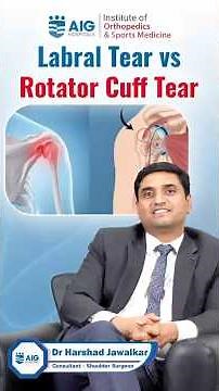 Labral Tear vs Rotator Cuff Tear | Shoulder Pain Explained by Dr. Harshad Jawalkar