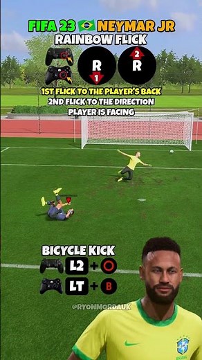 How To Do Neymar Rainbow Flick - FIFA 23