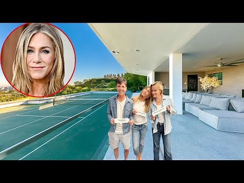 Exploring Jennifer Aniston's Mansion | Net Worth, Fortune, Car Collection...(Exclusive)