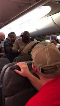 RAW FOOTAGE: Guy Tased and Removed by Miami Dade Police on American Airlines Flight