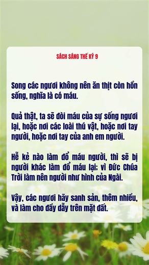 SÁNG THẾ KÝ 9 2 |Sách kinh thánh bản dịch 1925