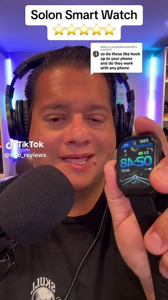 Replying to @JungleManJosh420 Yes! There is a feature packed application that works on ios and android devices. The application tracks all of the data from the watch. #tinoreviews #techreview #gadgetreview #smartwatch