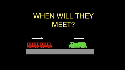 How to Calculate When and Where Two Trains Meet