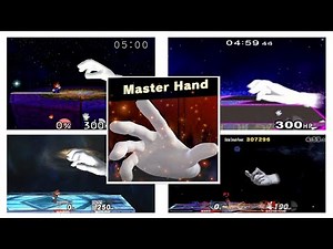 Evolution of Super Smash Bros. Series: Master Hand Battles (1999-2018)