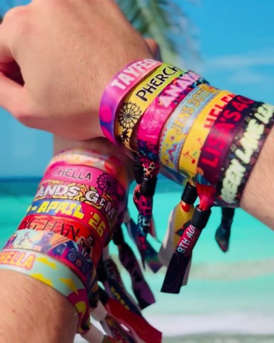Personalized Festival Fabric Wristbands: Full Custom Bands for Event, Wedding, Birthday, Party, Bachelorette, Bachelor, Prom / School Events - Etsy