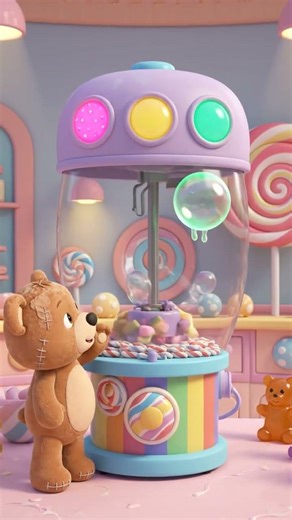 Pick a Flavor… MINT CLOUD! 💚🍦 #BubbleAndCandyWorld #Kids #icecream #candyworld #cute #shorts