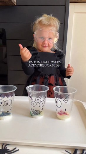 10 fun Halloween activities for kids 👻 which one was your favorite? #toddleractivities #halloweenactivities #kidactivities #scienceexperiments #scienceforkids | Sarah Elizabeth