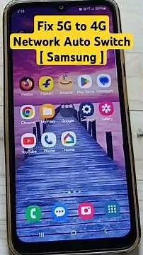 How to Fix 5G to 4G Network Auto Switch on Samsung Galaxy Phone | Galaxy S/A/F/M Series Settings