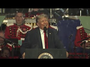 Full Trump rally: Great American State Fair sees song covers, flyovers & speech address America 250