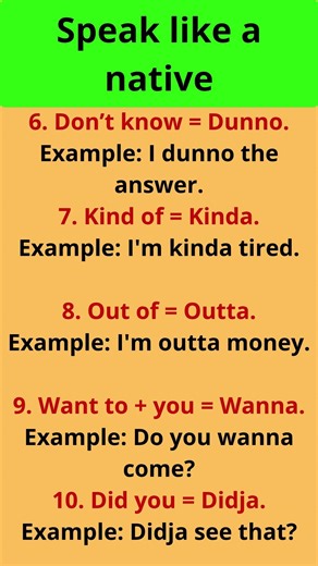 SPEAK ENGLISH Like a NATIVE in 30 Seconds #englishforbeginners#EnglishShorts#EnglishPractice