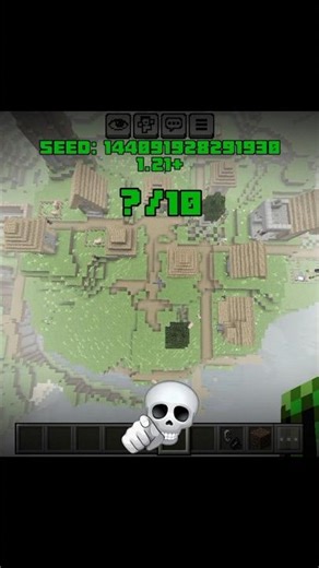 Minecraft But This Seed Is INSANE 🤯 #minecraft #shorts