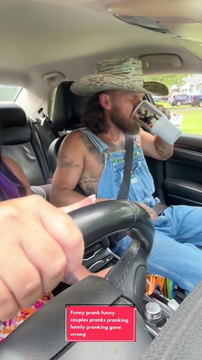 Funny brake check prank 😂 #prank #funny #funnyvideos #prankvideos #viralpranks #funnycouple Funny couples prank husband and wife pranks.