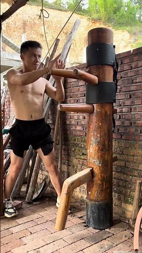 The first section of Wing Chun boxing is the wooden dummy drill#Wing Chun boxing