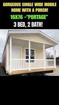 Gorgeous Mobile Home With a Porch