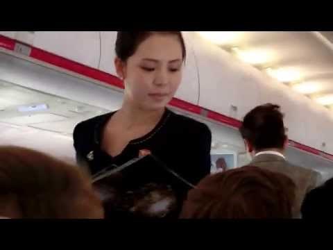【北朝鮮 美しすぎる美女】CA 高麗航空 機内販売。北朝鮮