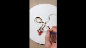 Satisfying Brown Dragon Decoration On Plate