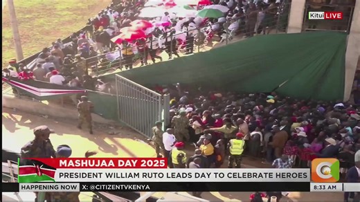 Frankiln Mukwanja: Mashujaa Day is a reflection on our national identity, a moment of debate and a call to action on what we must do to build our nation. By renaming it from Kenyatta Day to Mashujaa Day, we expanded the circle of recognition to honor all heroes who contributed to Kenya’s freedom and progress | Citizen TV Kenya